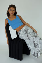 AT LEISURE CROP RIB TANK - Ecozini