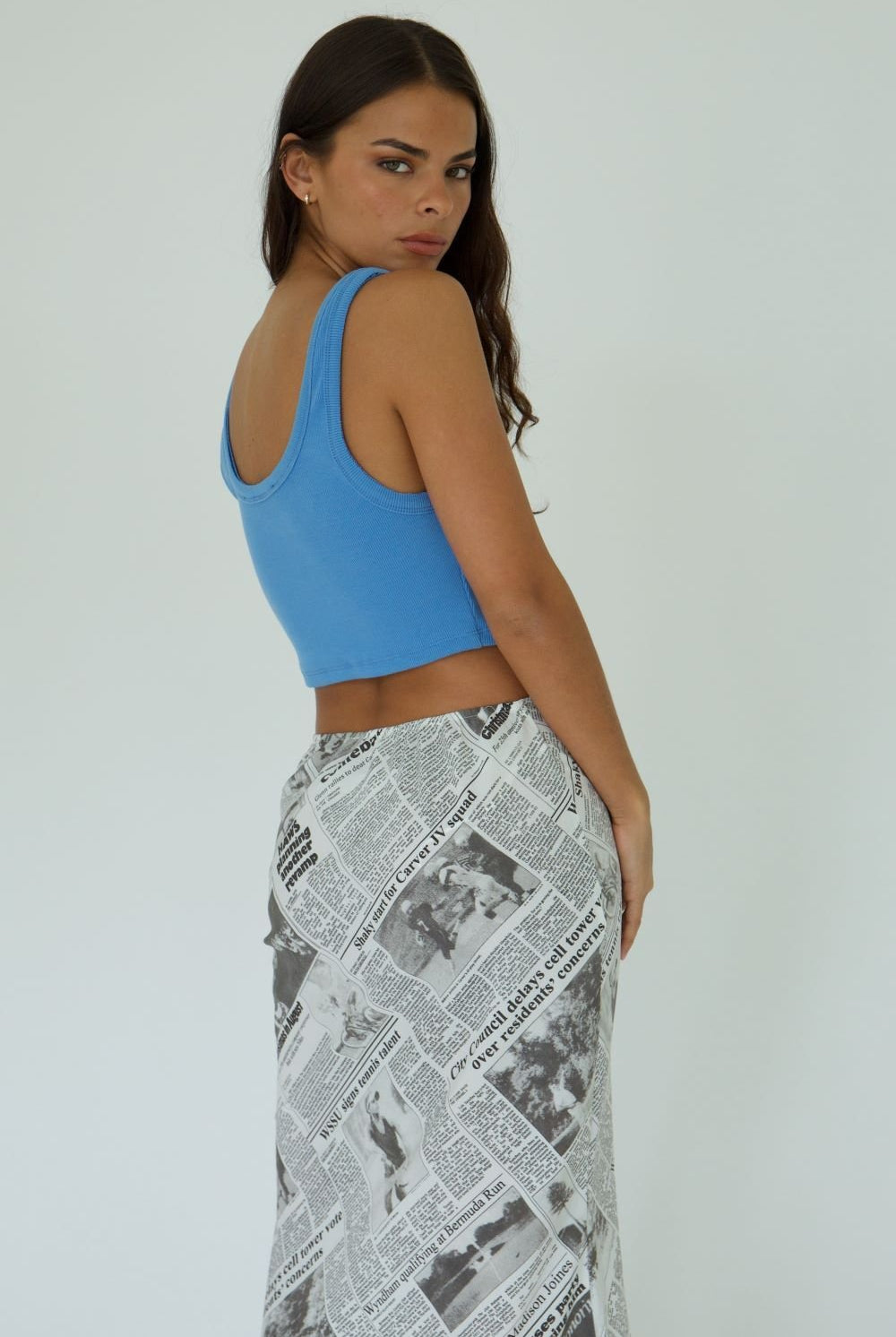 AT LEISURE CROP RIB TANK - Ecozini