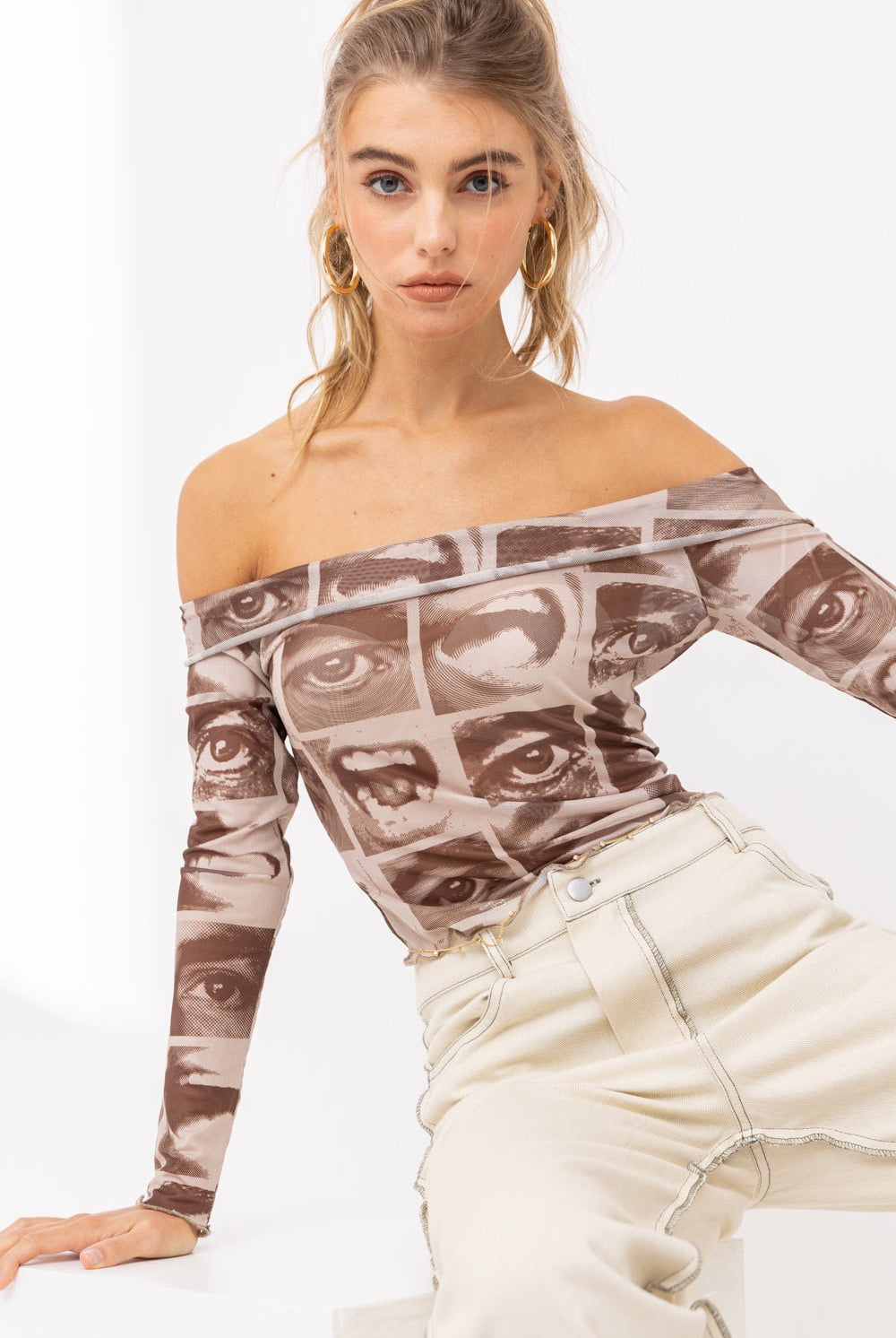 BE REAL MESH TOP - Ecozini