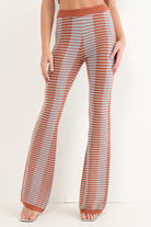 EZRA TEXTURE KNIT FLARE PANT - Ecozini