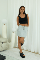 FREYA PARACHUTE CARGO MINI SKIRT - Ecozini