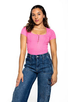 JADE HOOK & EYE RIB TEE - Ecozini