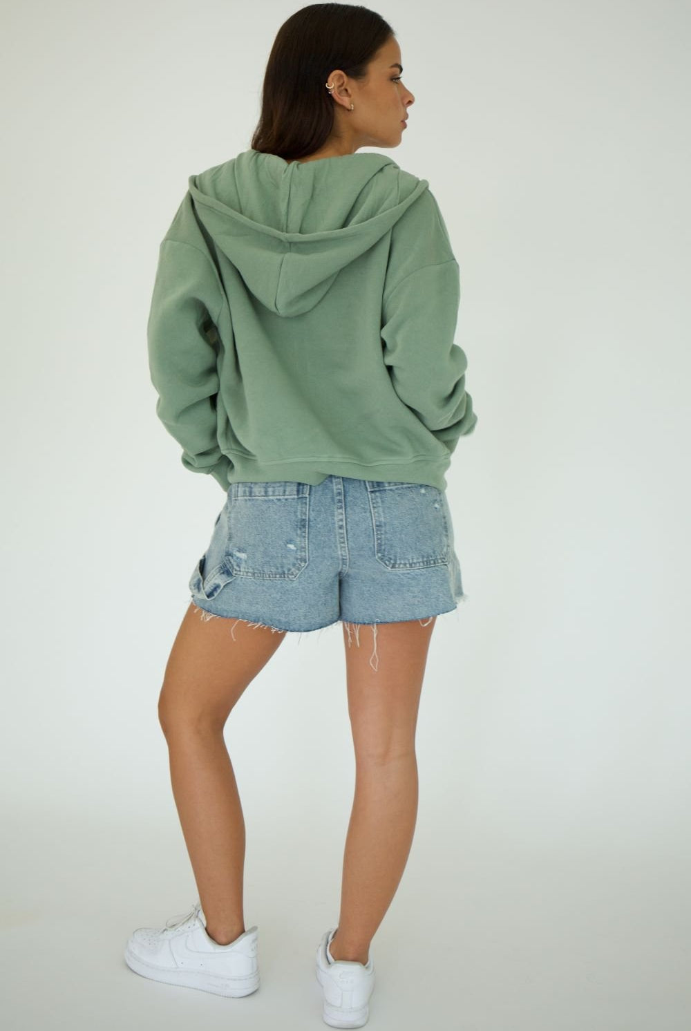 JANE DENIM CARGO SHORT - Ecozini