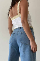 MALI LACE TRIM CAMI TOP - Ecozini