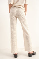 MAYA WIDE LEG LACE PANT - Ecozini