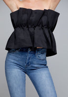 NINA RUFFLE TUBE TOP - Ecozini
