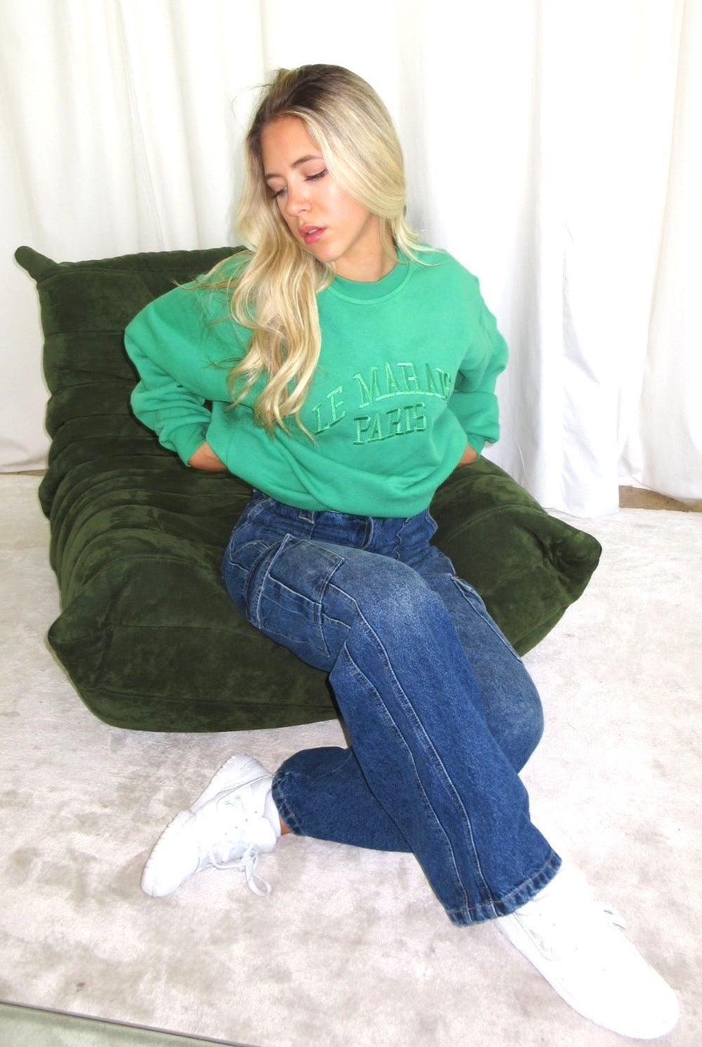 Paris Crew Fleece Pullover - Ecozini