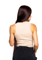 SERENITY HIGH NECK RIB TANK - Ecozini
