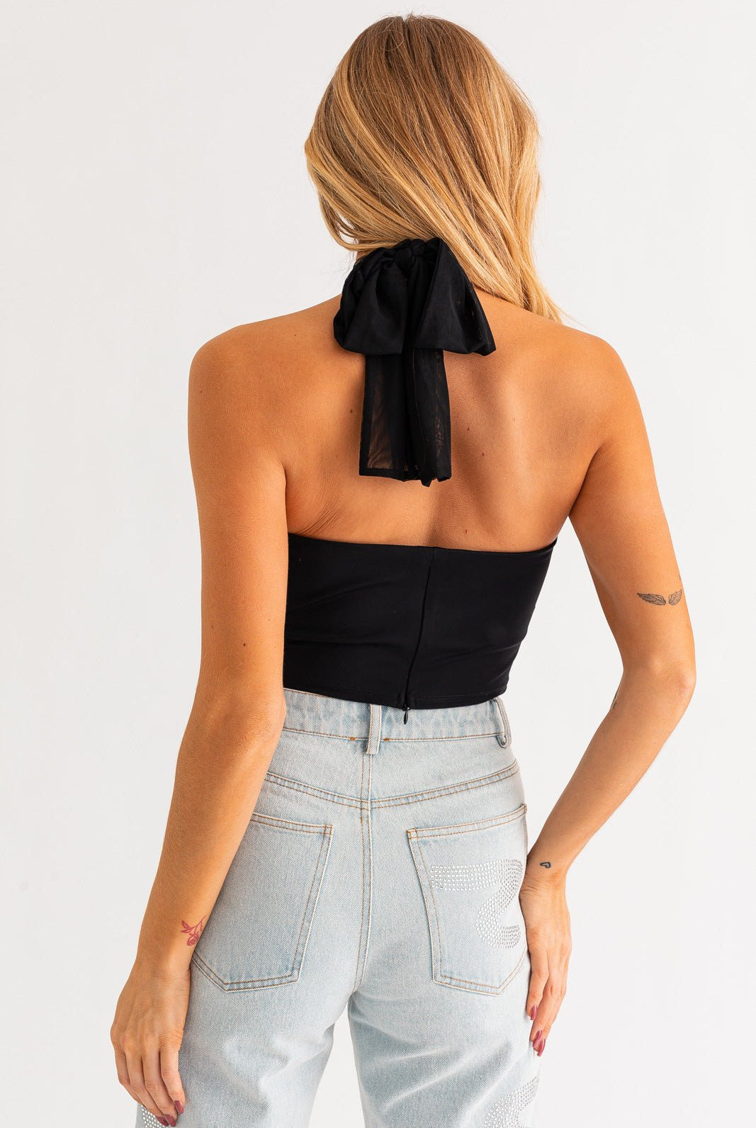 TELL ALL HALTER CORSET - Ecozini